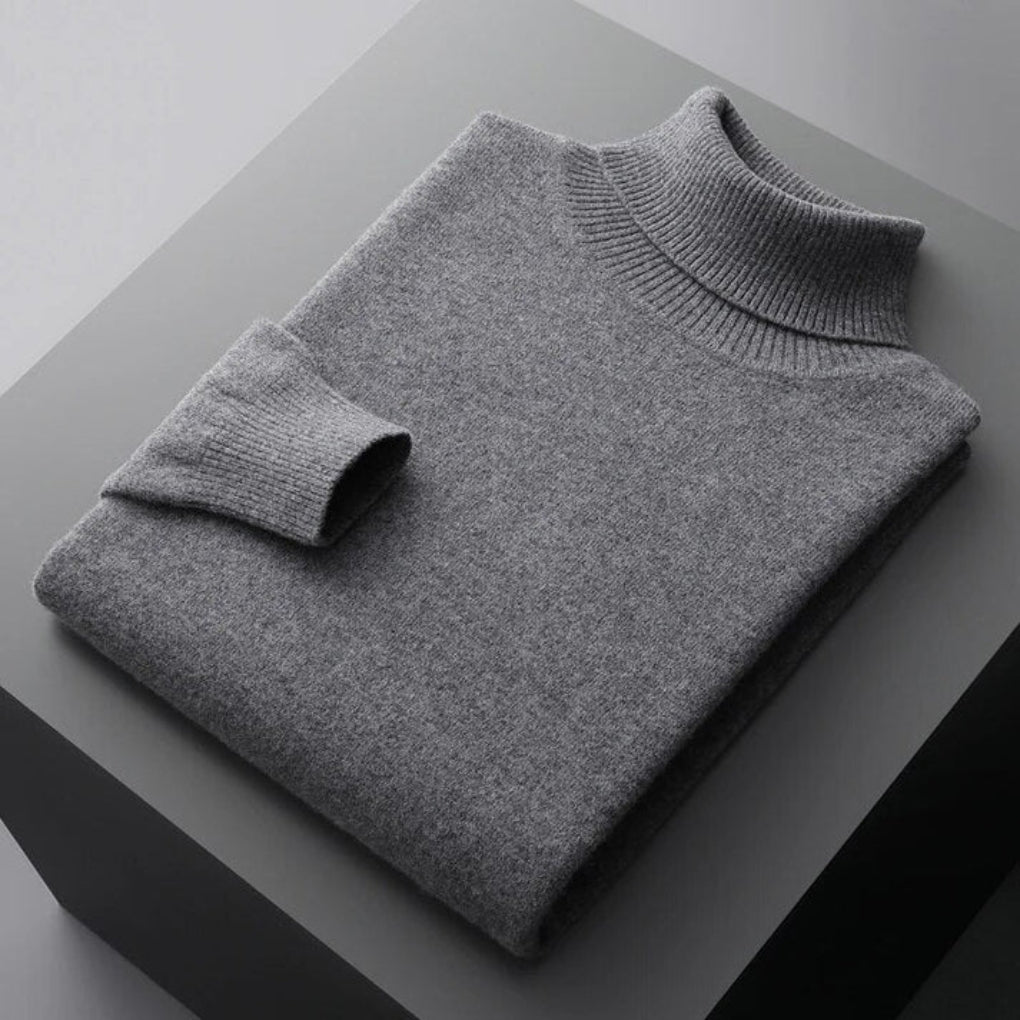Pull-over en maille pour hommes – Couche d'hiver raffinée
