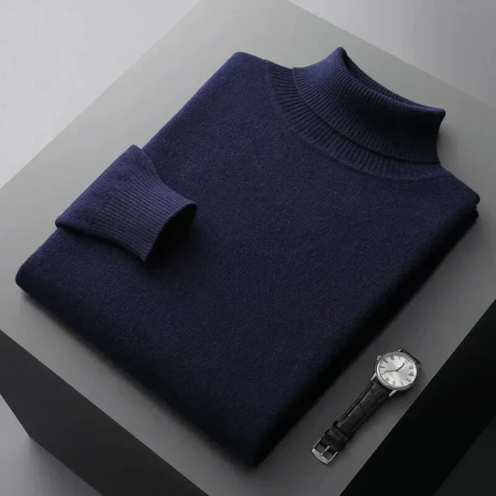 Pull-over en maille pour hommes – Couche d'hiver raffinée