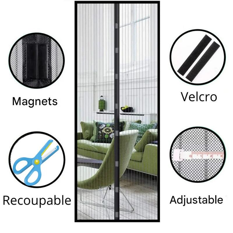 Porte Écran Magnétique – Barrière Insectes Mains Libres