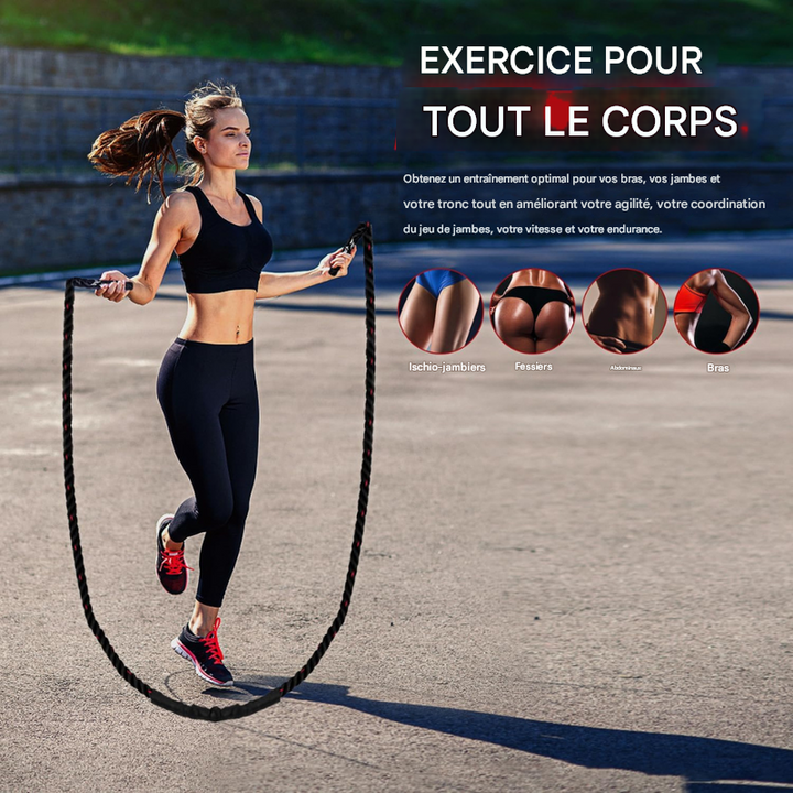 Corde à sauter réglable PowerJump