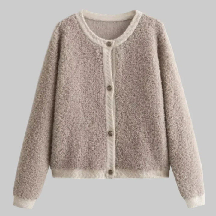 Cardigan à Boutons pour Femmes – Couche Douce avec Texture Déclaration