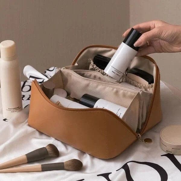Sac à Maquillage en Cuir