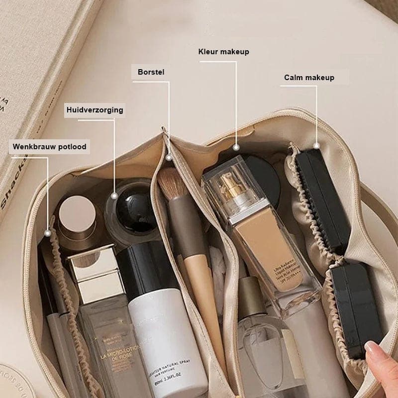 Sac à Maquillage en Cuir
