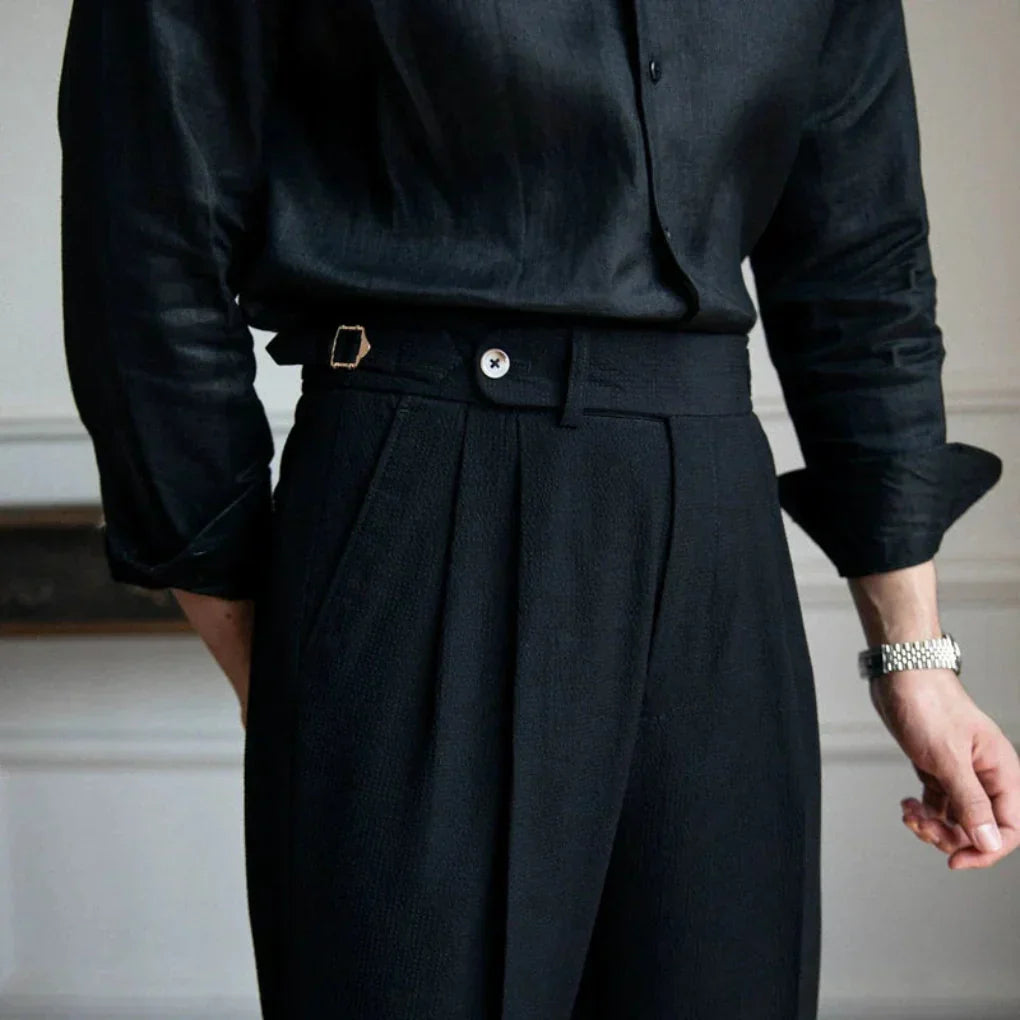 Pantalons d'affaires modernes pour hommes – Regard propre avec coupe détendue