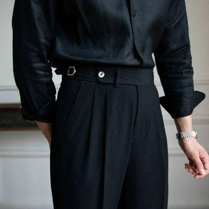 Pantalons d'affaires modernes pour hommes – Regard propre avec coupe détendue