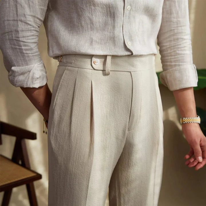 Pantalons d'affaires modernes pour hommes – Regard propre avec coupe détendue
