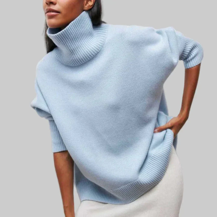 Pull à col roulé pour femmes – Couche en maille prête pour l'hiver