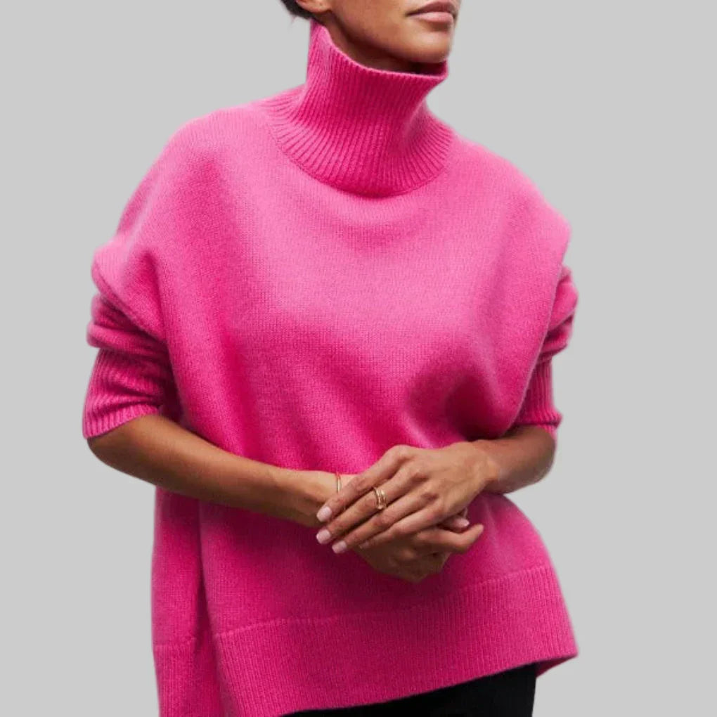Pull à col roulé pour femmes – Couche en maille prête pour l'hiver