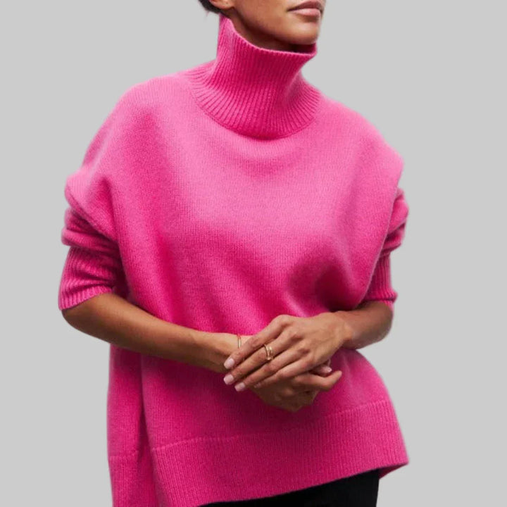 Pull à col roulé pour femmes – Couche en maille prête pour l'hiver