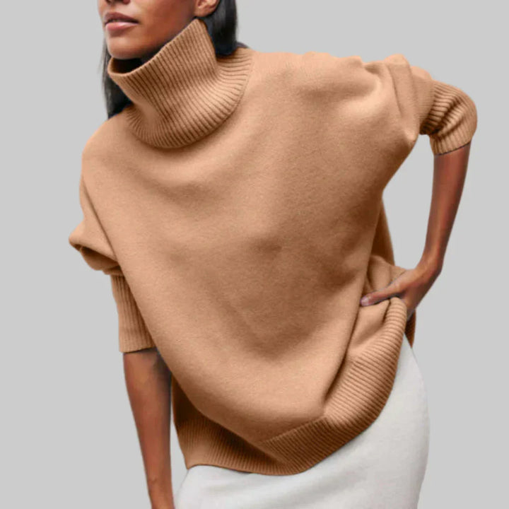 Pull à col roulé pour femmes – Couche en maille prête pour l'hiver
