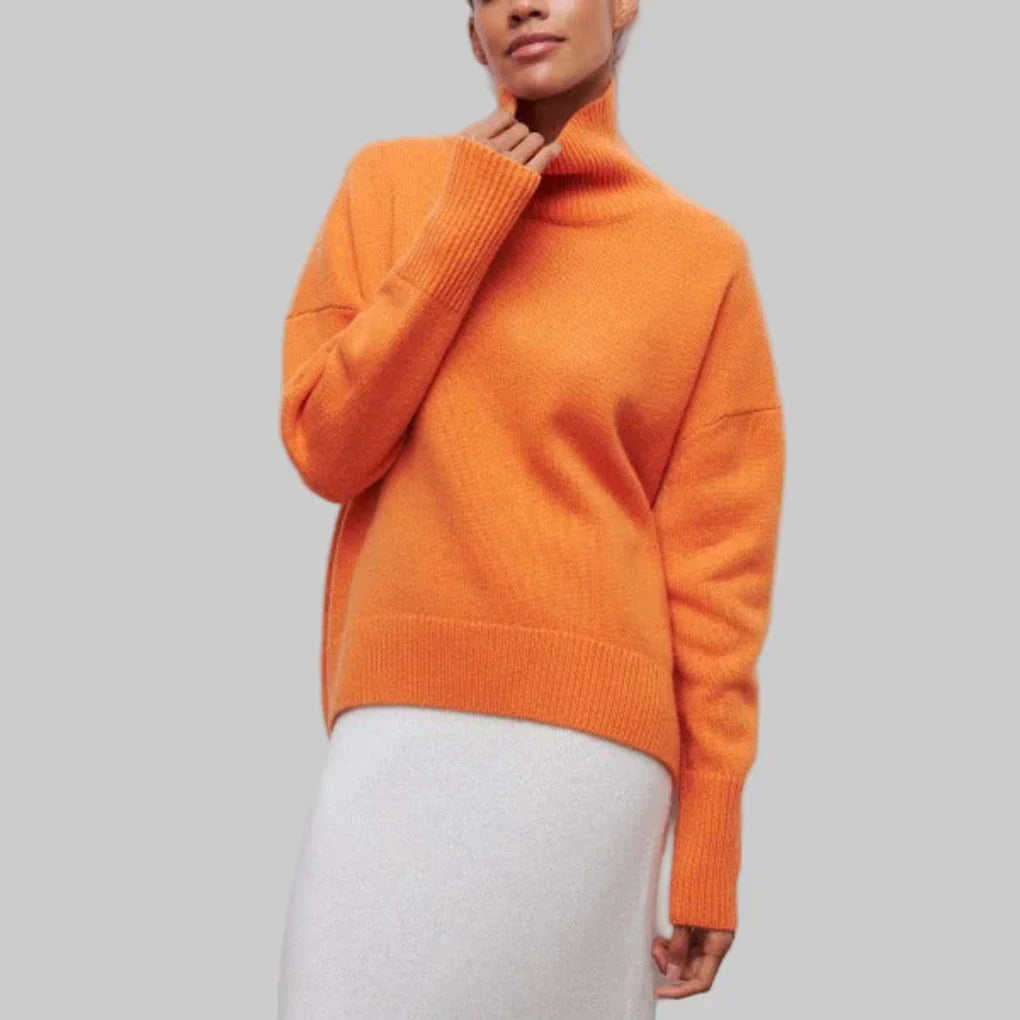 Pull à col roulé pour femmes – Couche en maille prête pour l'hiver