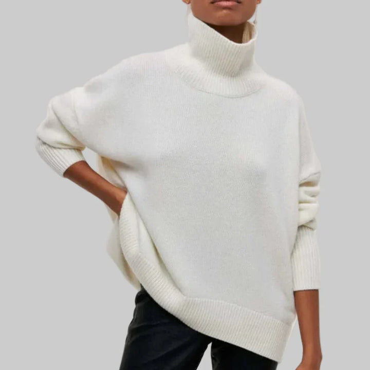 Pull à col roulé pour femmes – Couche en maille prête pour l'hiver