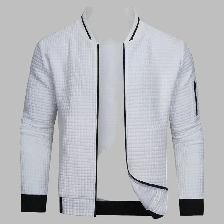 Pull zippé confortable et chaud pour homme