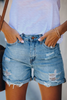 Paige | Shorts en Denim Distress Casual pour Femmes