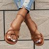 Bella | Sandales Casual Orthopédiques Plates à Brins pour Femme