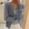 Emma | Cardigan Femme Bouton Devant Coupe Relaxe