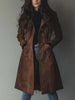 Amelia | Manteau Trench Double-Breasted Femme Classique Style Vintage