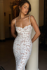 Charlotte | Robe Maxi Femme en Dentelle Bodycon pour Invité de Mariage