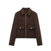 Beatrice | Veste Bomber Courte Femme à Zip