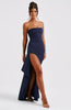Robe Maxi Torsadée Femme Décollée des Épaules